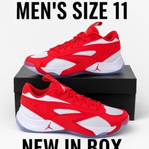 Nike JORDAN Luka 2 Infraed Mens Basketball Shoes Sneakers Red And White NEW 11